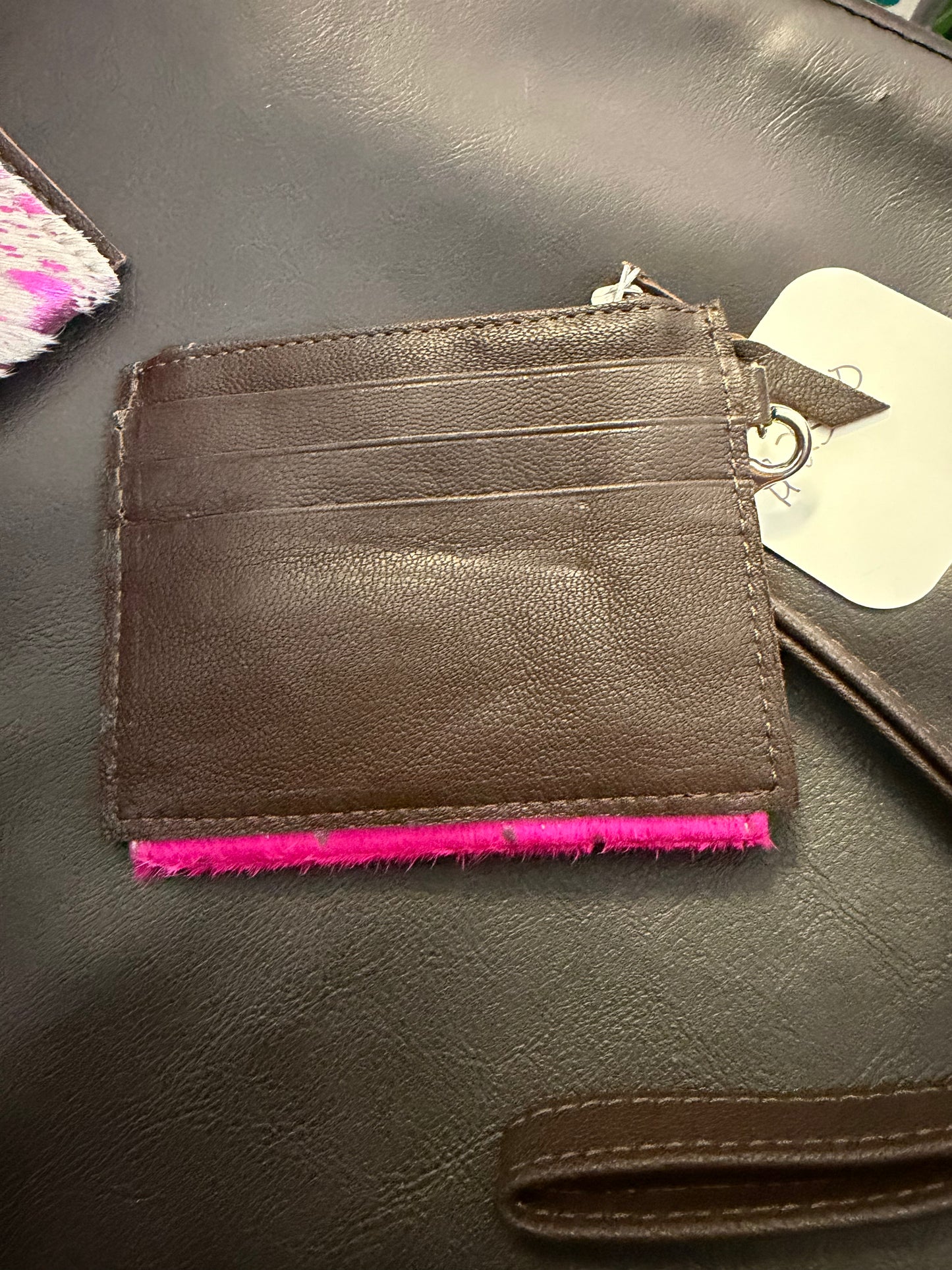 Cowhide Wristlet