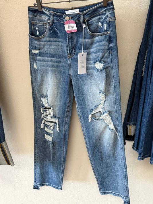 Big Dreams High Rise Straight Leg Jeans