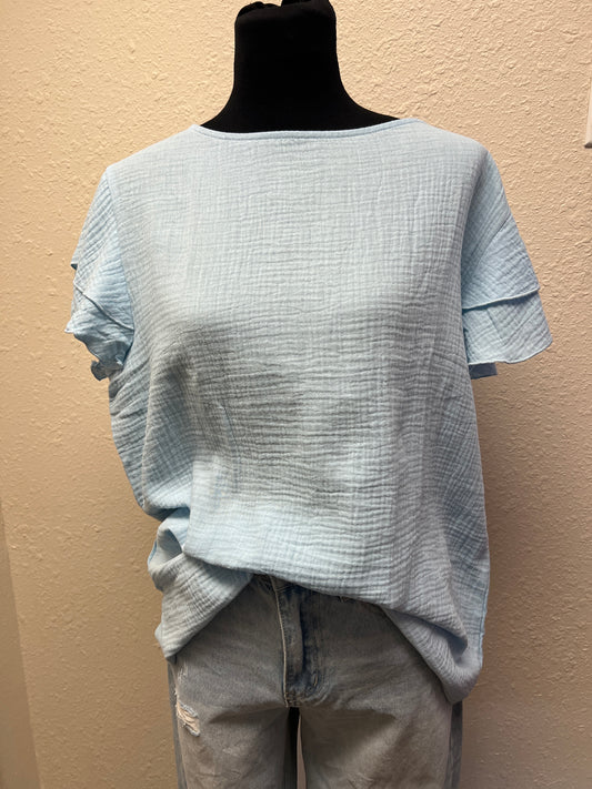 Ill be Yours Blue Top